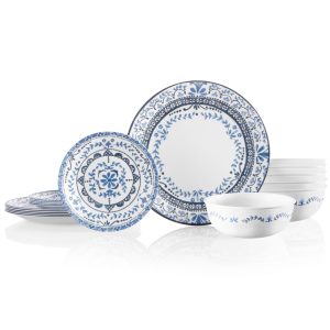 Corelle® Portofino 18-piece Dinnerware Set. Service for 6