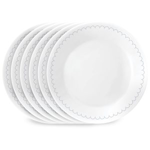 Corelle® Caspian Lace 6.75 Appetizer Plate. 6-pack
